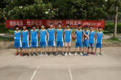 我校举办校际篮球友谊赛