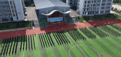 我校2025新生国防教育结营仪式